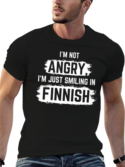 Funny Finnish Smiling T-Shirt