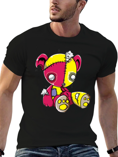 Teddy Bear Patchwork T-Shirt