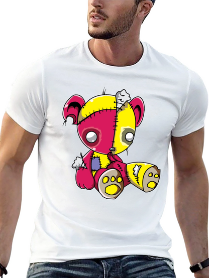 Teddy Bear Patchwork T-Shirt