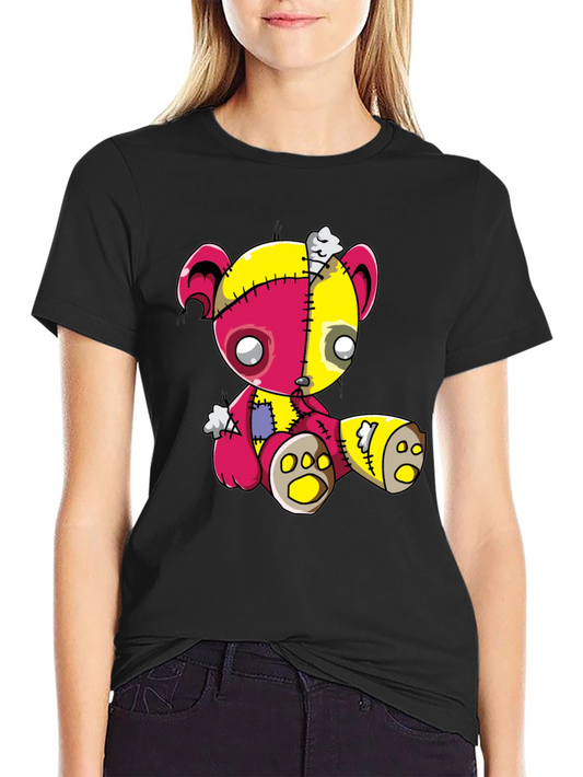 Teddy Bear Patchwork T-Shirt