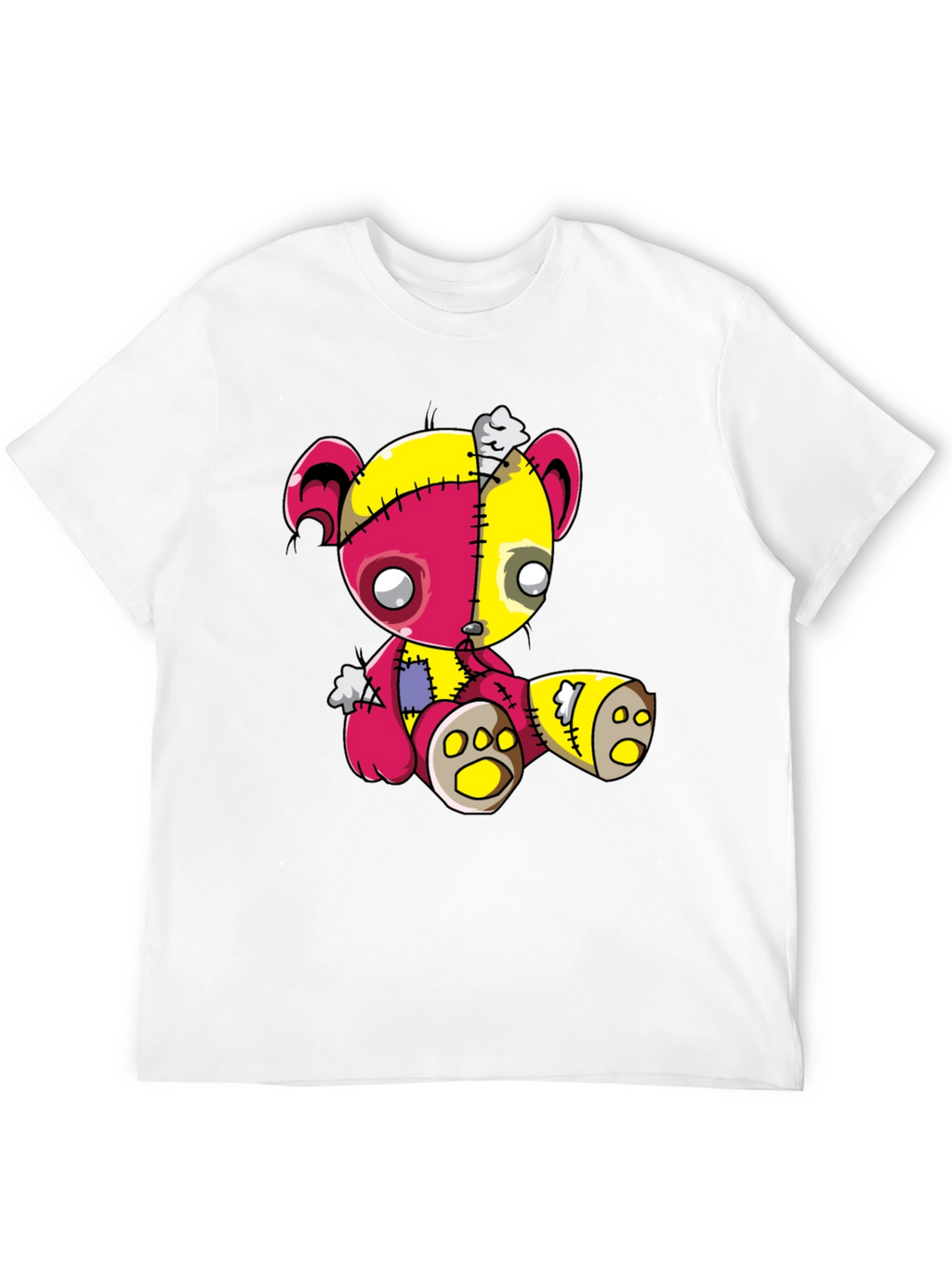 Teddy Bear Patchwork T-Shirt