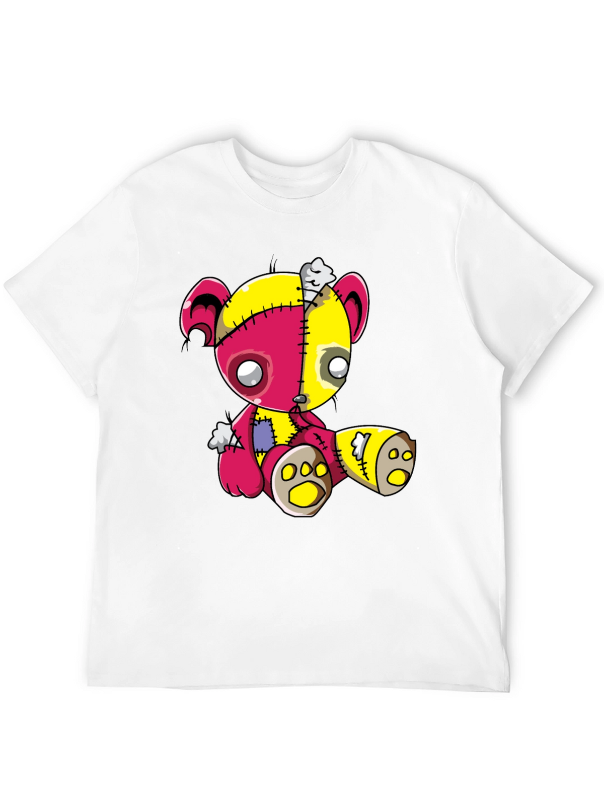 Teddy Bear Patchwork T-Shirt
