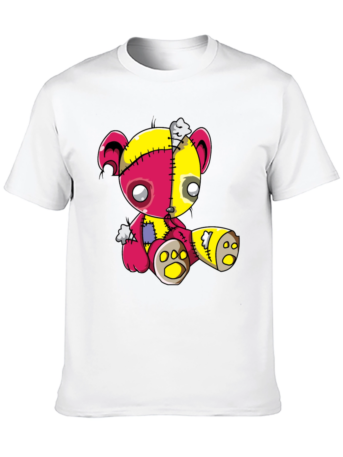 Teddy Bear Patchwork T-Shirt