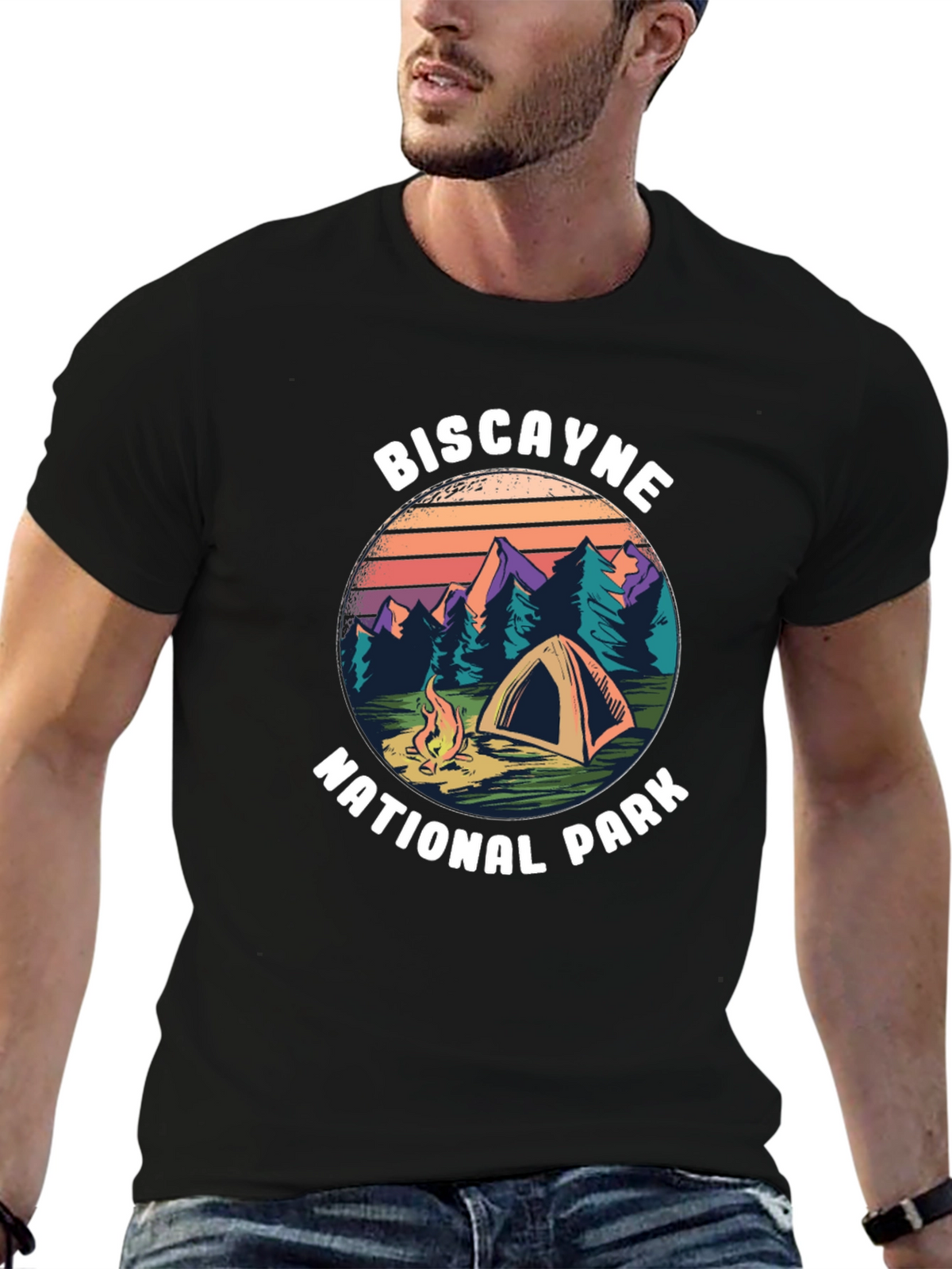 Biscayne National Park Camping T-Shirt