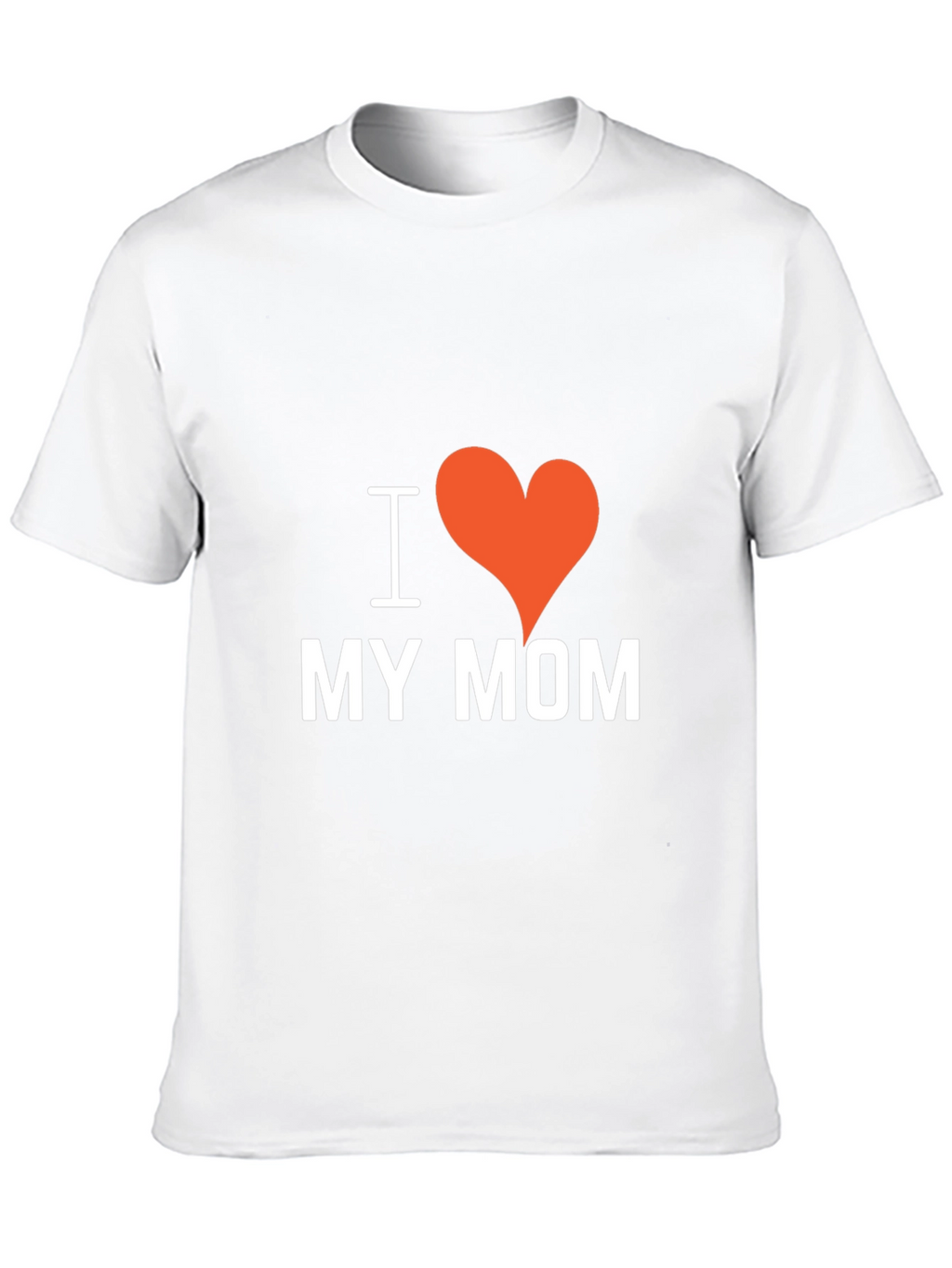I Heart My Mom Black T-Shirt