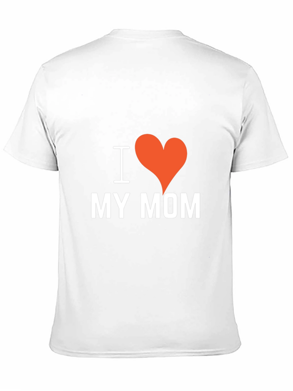 I Heart My Mom Black T-Shirt