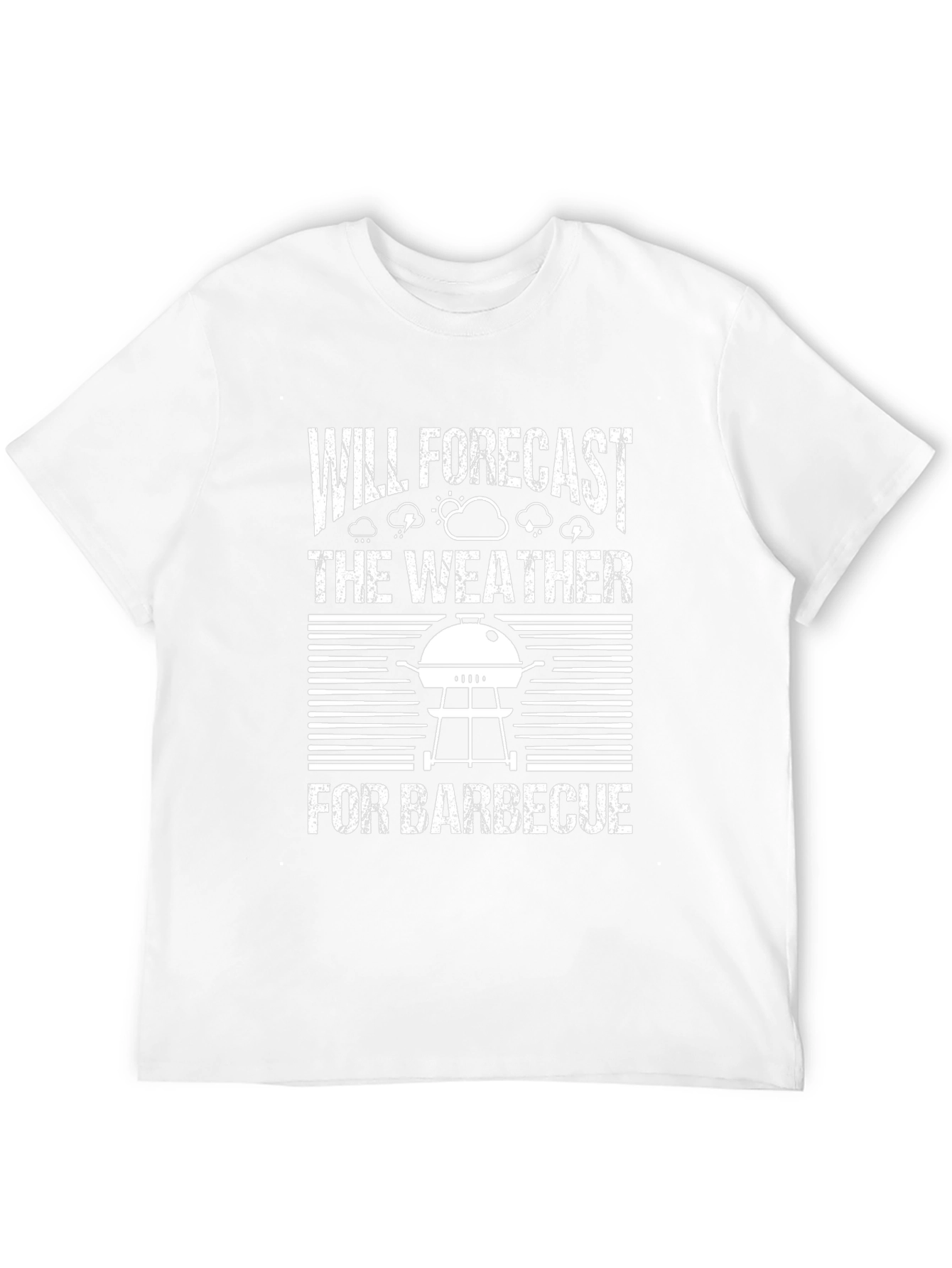 Funny BBQ Weather Forecast T-Shirt