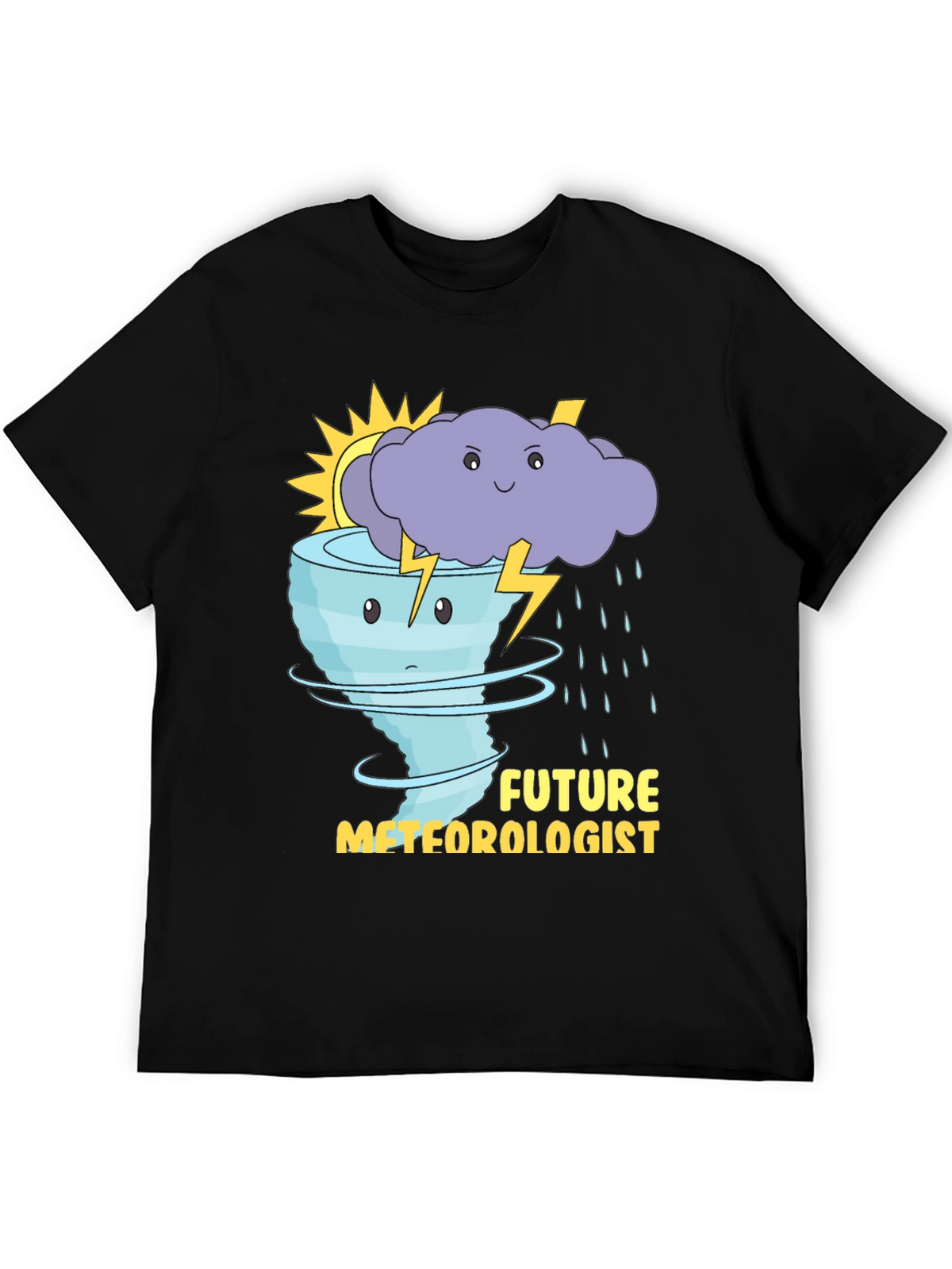 Future Meteorologist T-Shirt: Weather Cartoon Graphic Tee