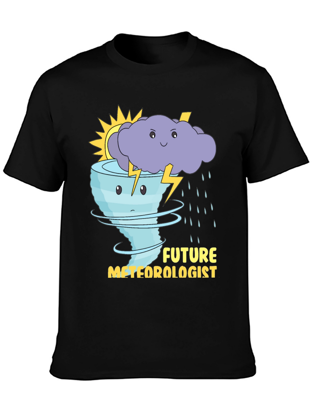 Future Meteorologist T-Shirt: Weather Cartoon Graphic Tee