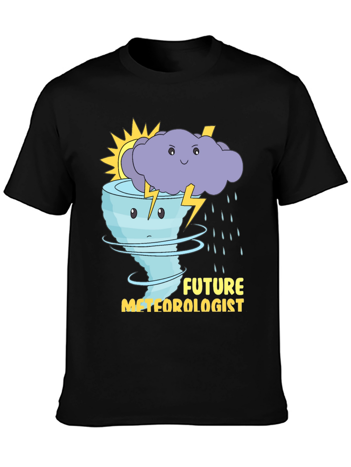 Future Meteorologist T-Shirt: Weather Cartoon Graphic Tee