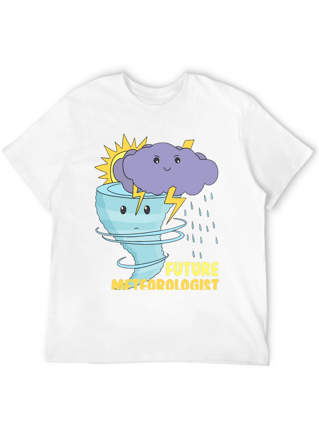 Future Meteorologist T-Shirt: Weather Cartoon Graphic Tee