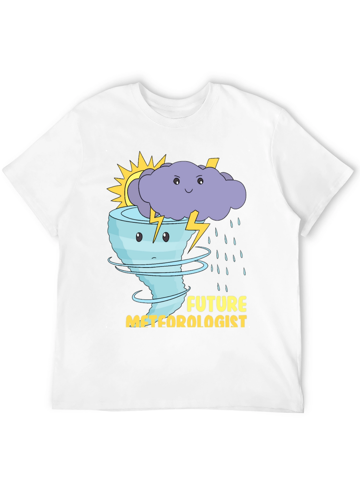 Future Meteorologist T-Shirt: Weather Cartoon Graphic Tee