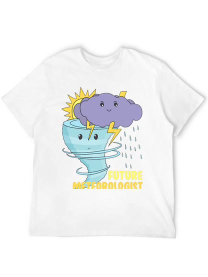 Future Meteorologist T-Shirt: Weather Cartoon Graphic Tee