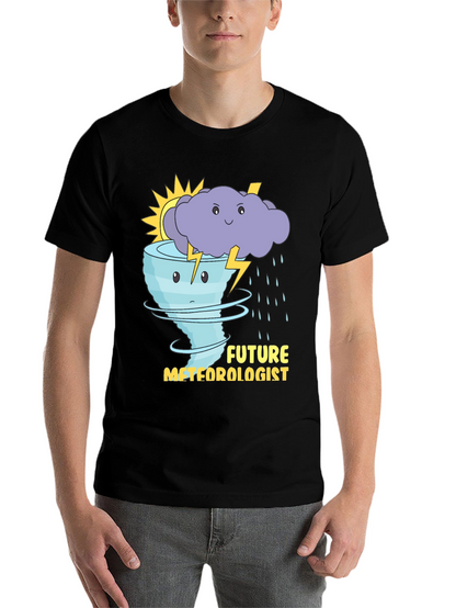 Future Meteorologist T-Shirt: Weather Cartoon Graphic Tee