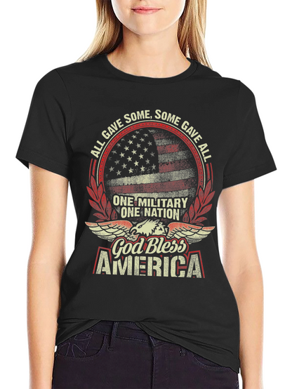 God Bless America Patriotic Graphic Tee