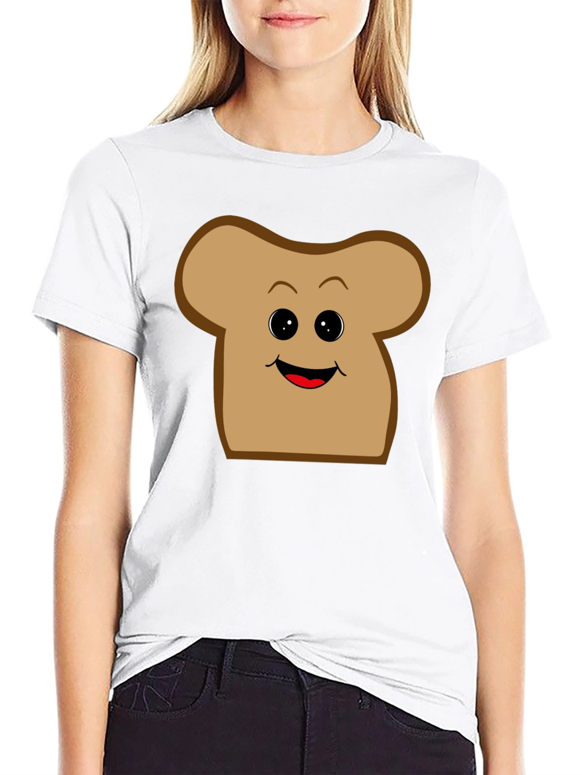 Toast Face Graphic T-Shirt