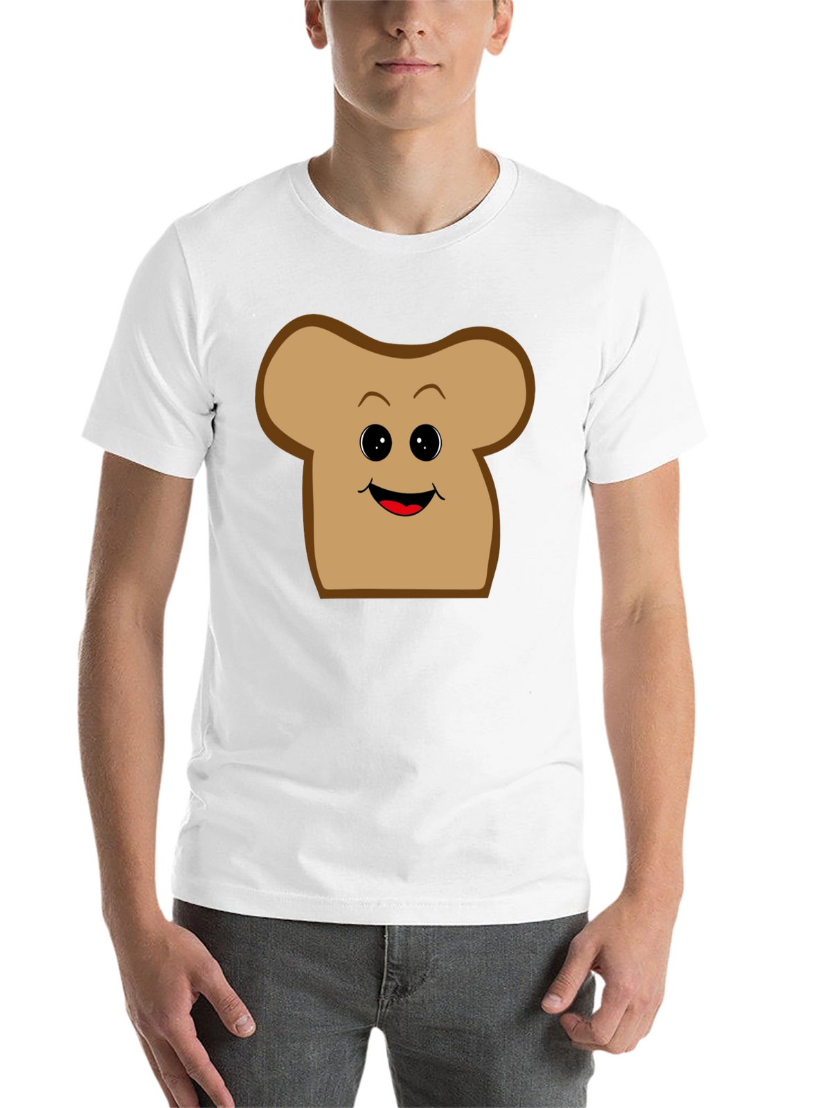 Toast Face Graphic T-Shirt