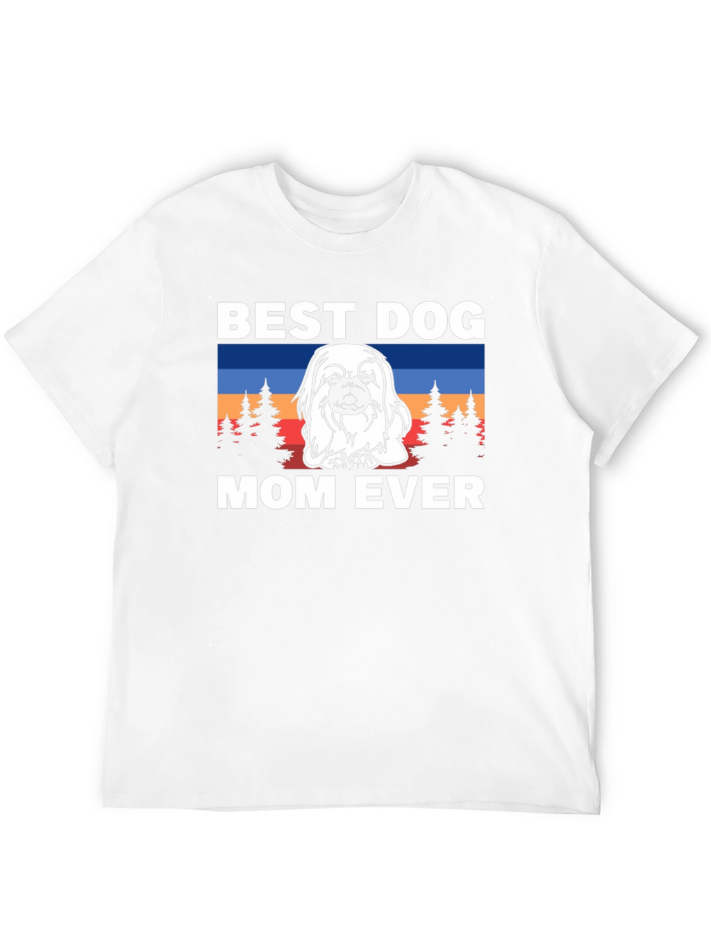 Best Dog Mom Ever T-Shirt - Cute Pekingese Design