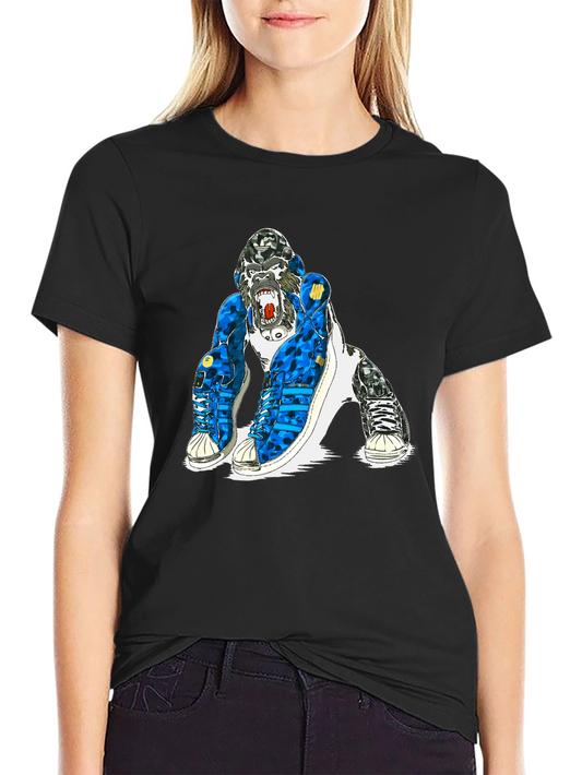 Gorilla Sneaker Graphic Tee - Bold & Unique Design