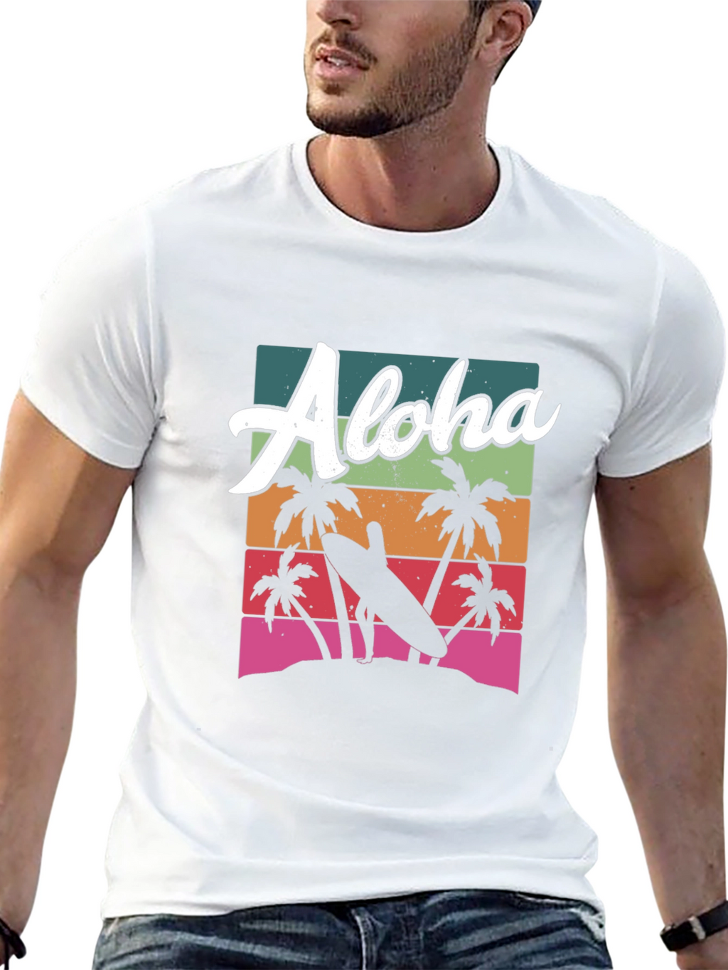 Aloha Beach T-Shirt - Tropical Vibes