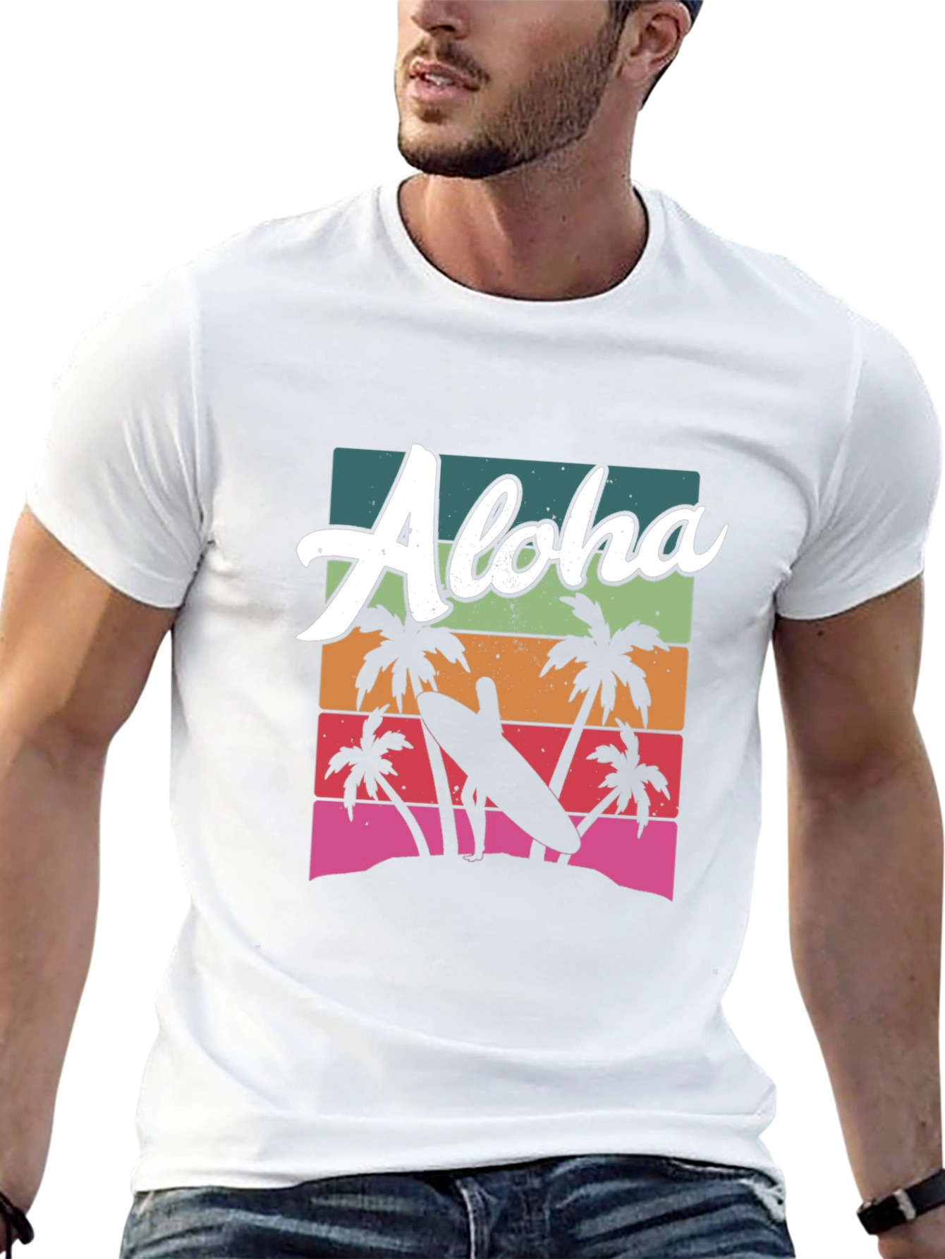 Aloha Beach T-Shirt - Tropical Vibes