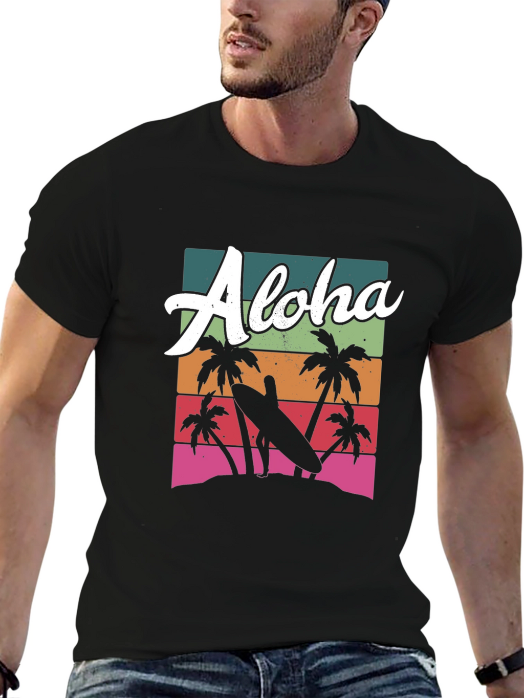 Aloha Beach T-Shirt - Tropical Vibes