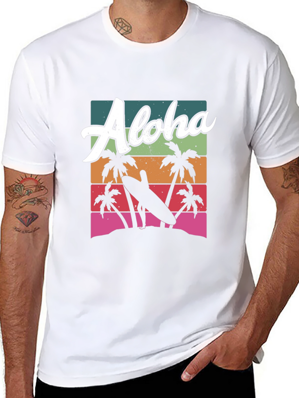 Aloha Beach T-Shirt - Tropical Vibes