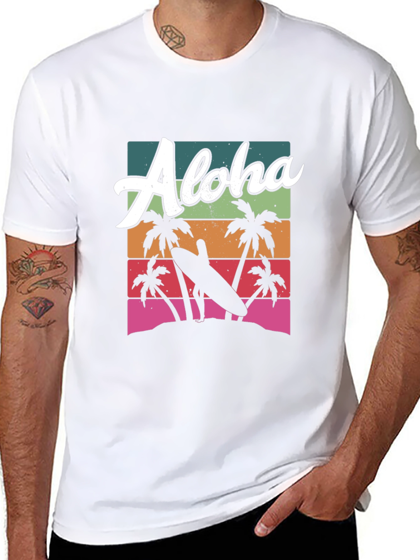 Aloha Beach T-Shirt - Tropical Vibes