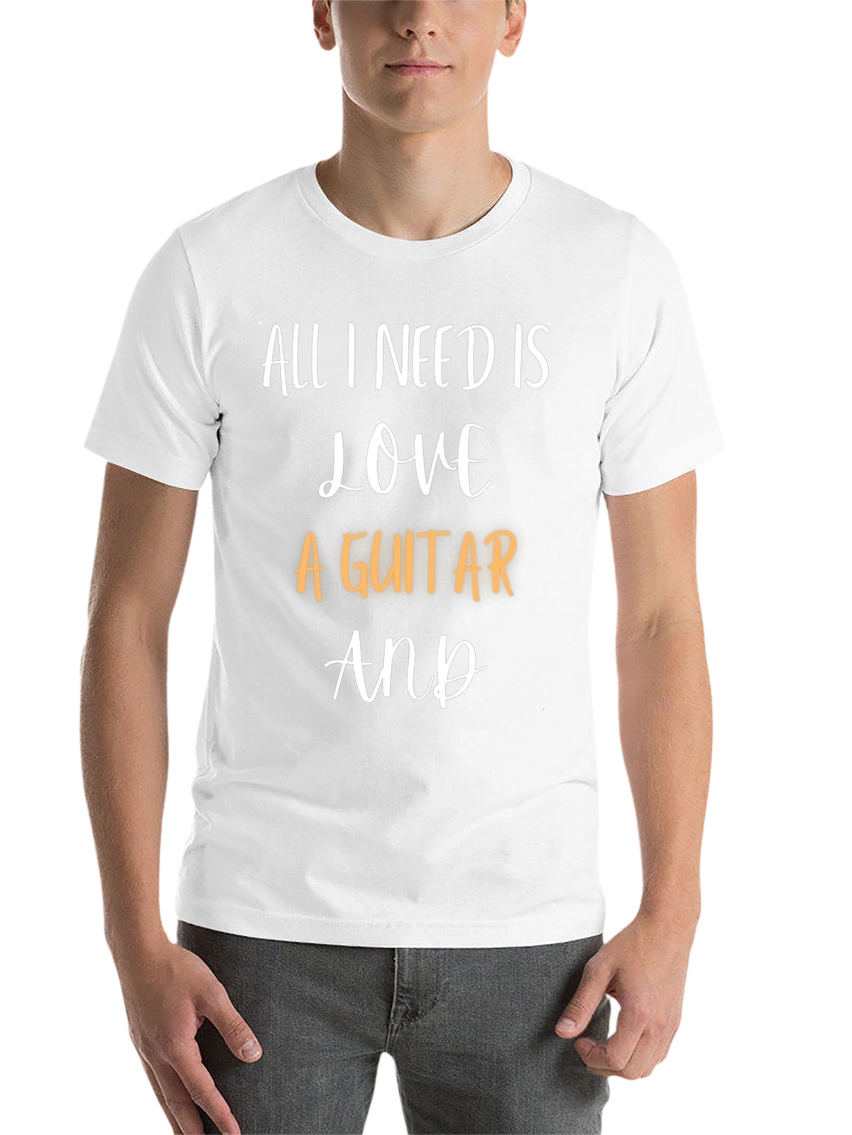 All I Need Is Love & A Guitar T-Shirt