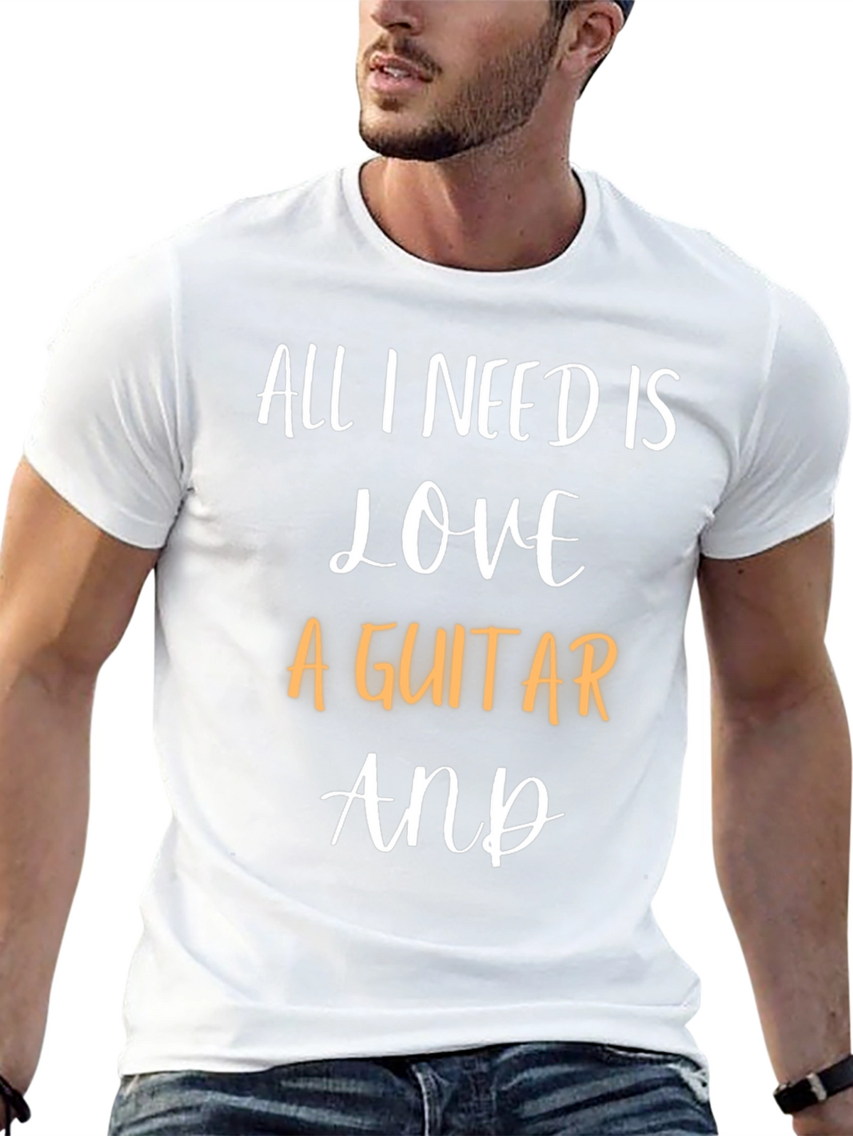 All I Need Is Love & A Guitar T-Shirt
