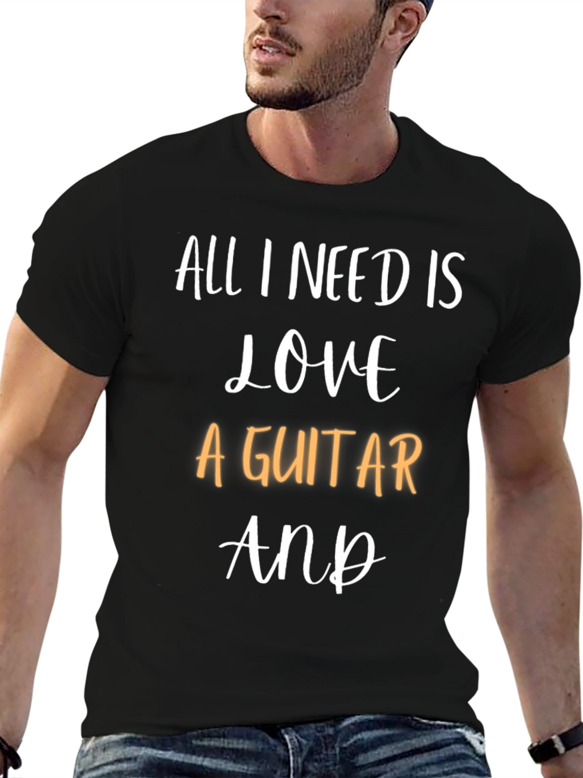 All I Need Is Love & A Guitar T-Shirt
