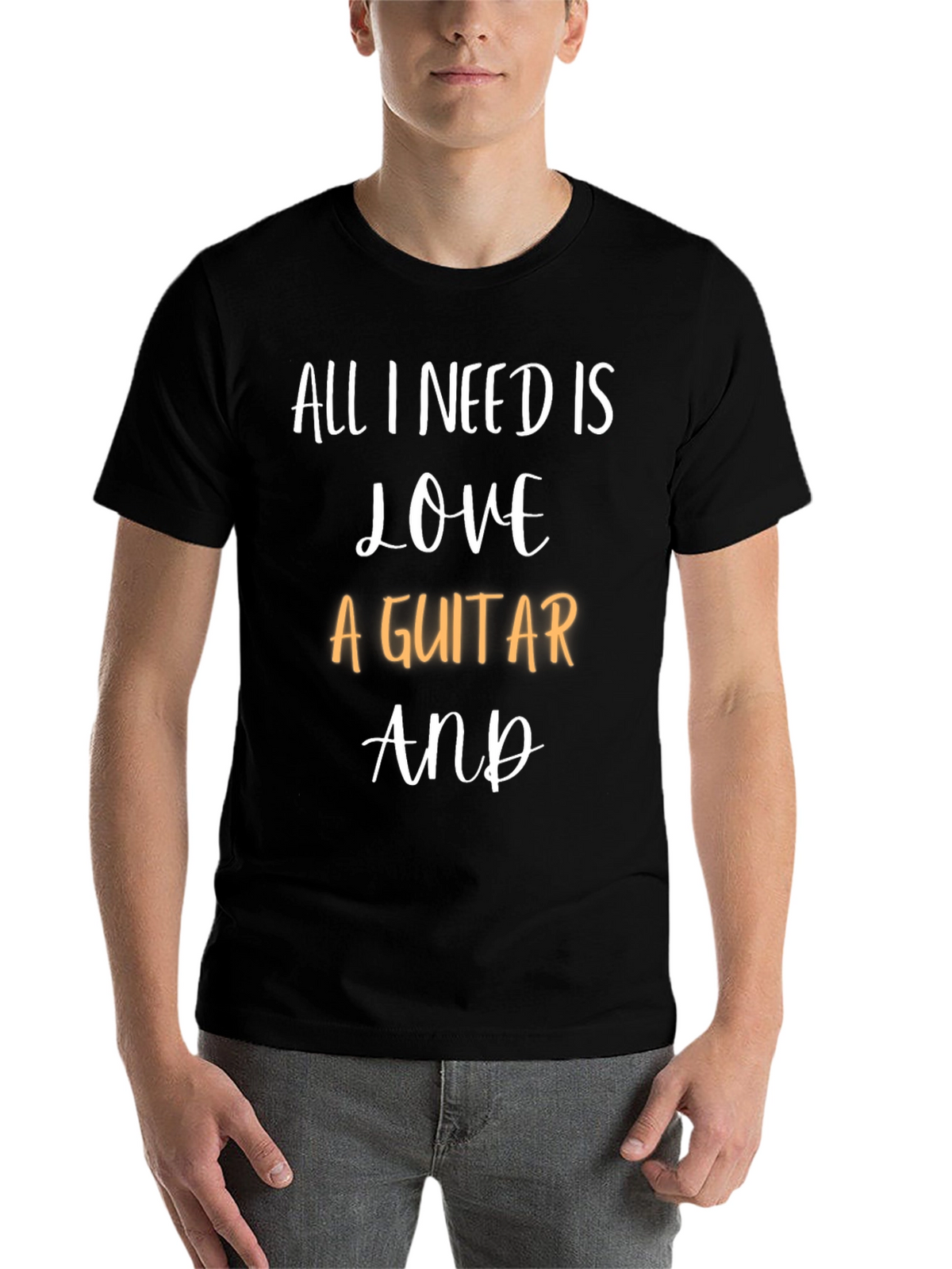 All I Need Is Love & A Guitar T-Shirt