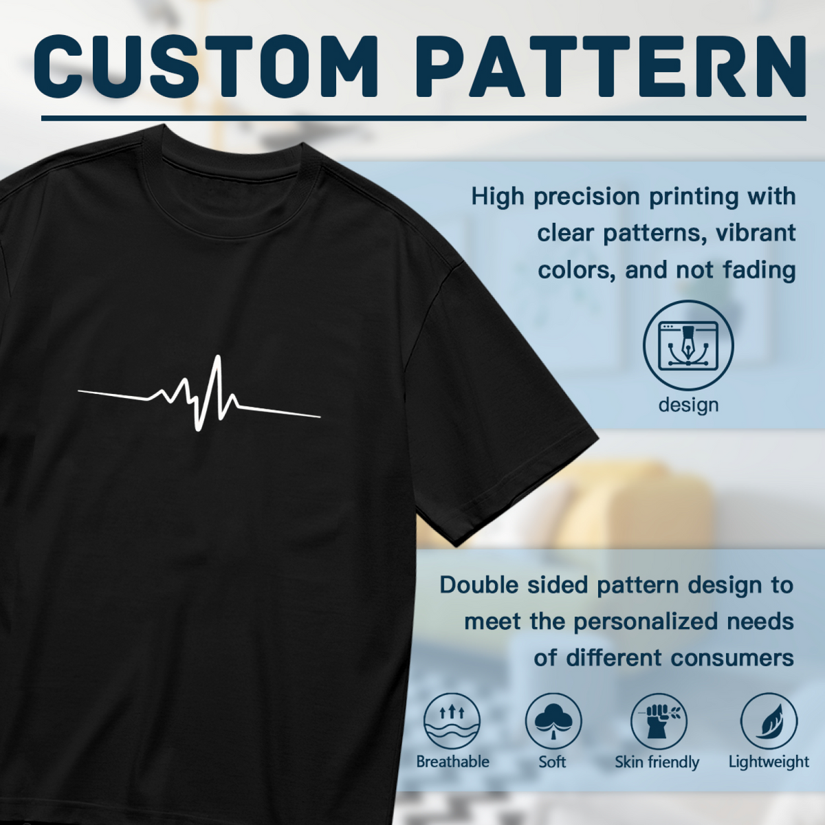 Sparkling Golden Rhinestone Butterfly Heart Tee
