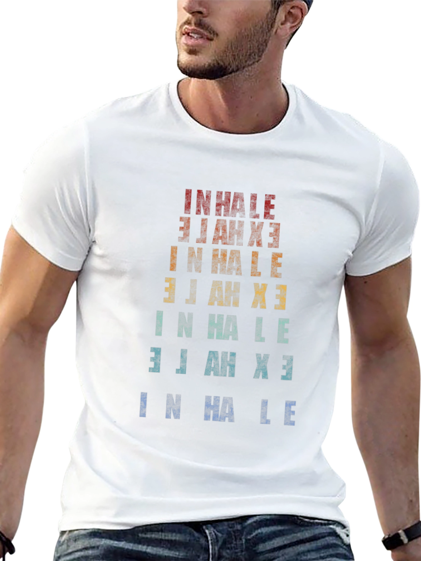Inhale Exhale Graphic Tee - Breathe Easy