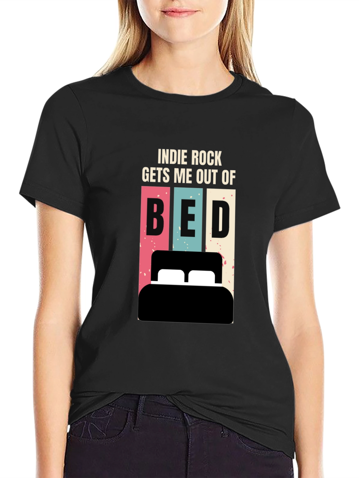 Indie Rock Gets Me Out of Bed T-Shirt