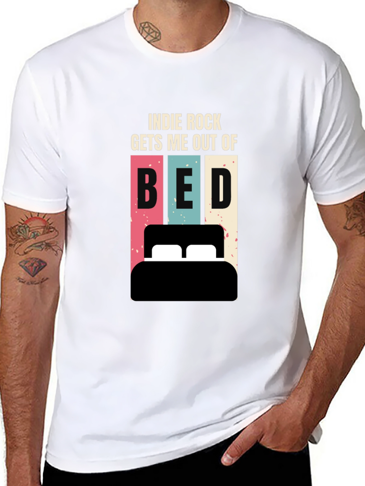 Indie Rock Gets Me Out of Bed T-Shirt