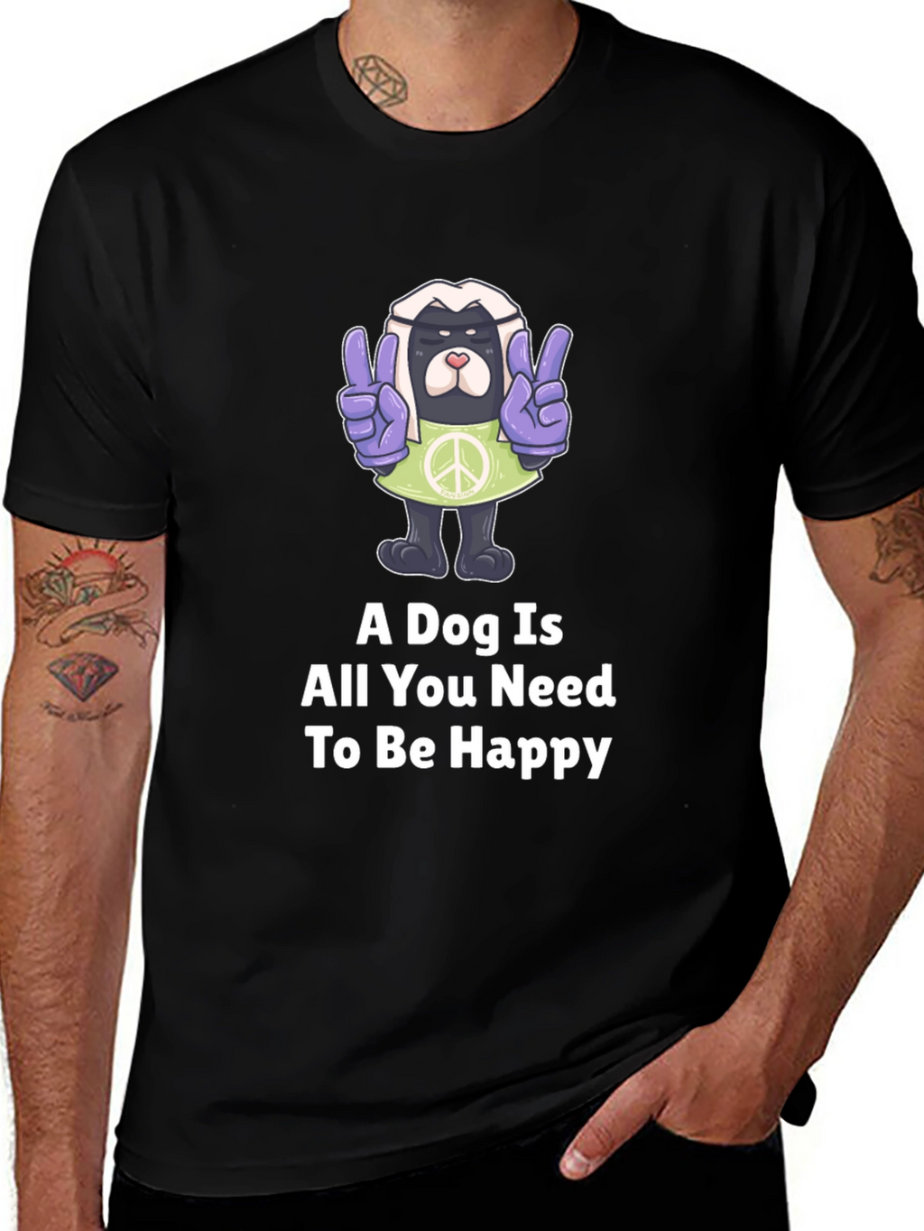 Dog Peace T-Shirt: A Dog is All You Need