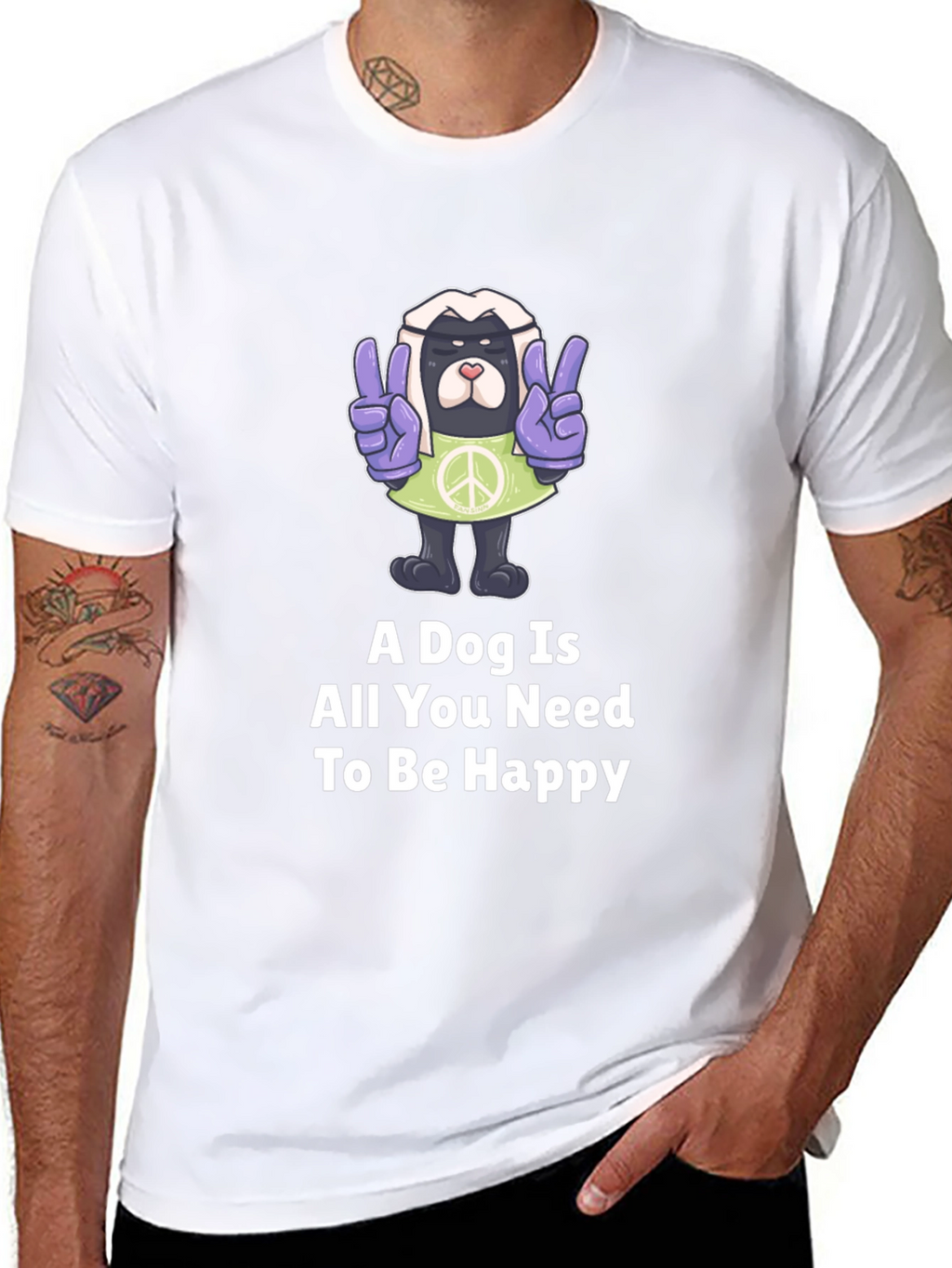Dog Peace T-Shirt: A Dog is All You Need