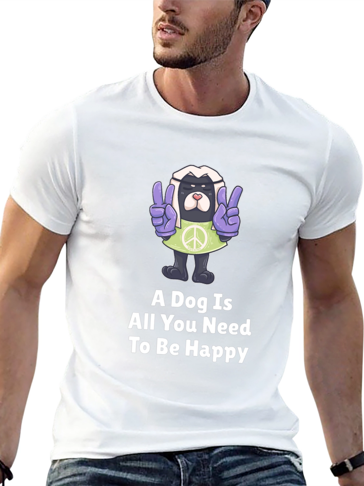 Dog Peace T-Shirt: A Dog is All You Need