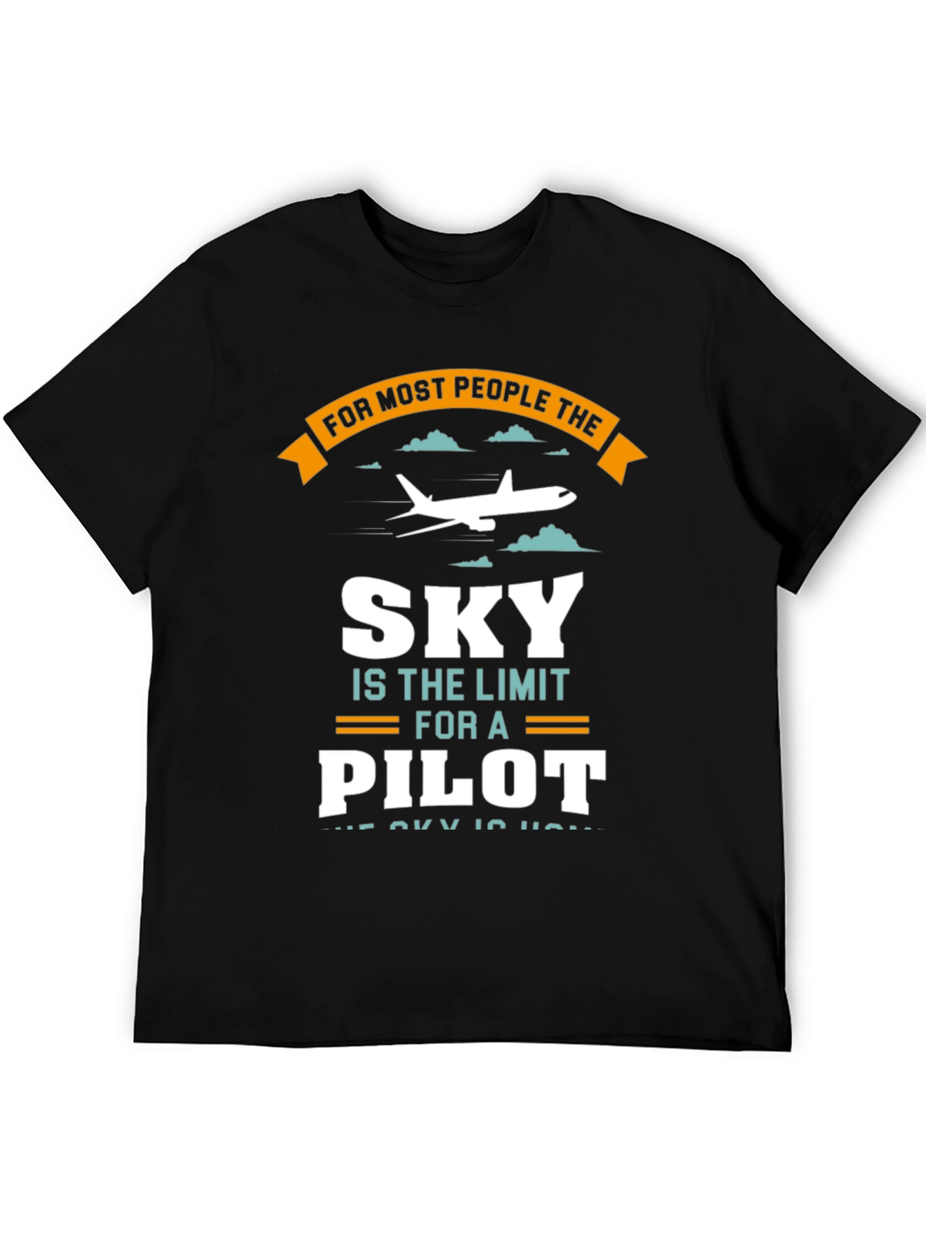 Pilot Sky Limit T-Shirt - Aviation Gift Tee