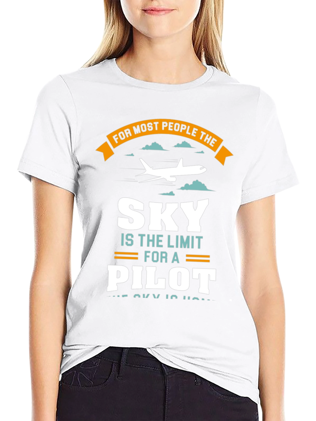 Pilot Sky Limit T-Shirt - Aviation Gift Tee