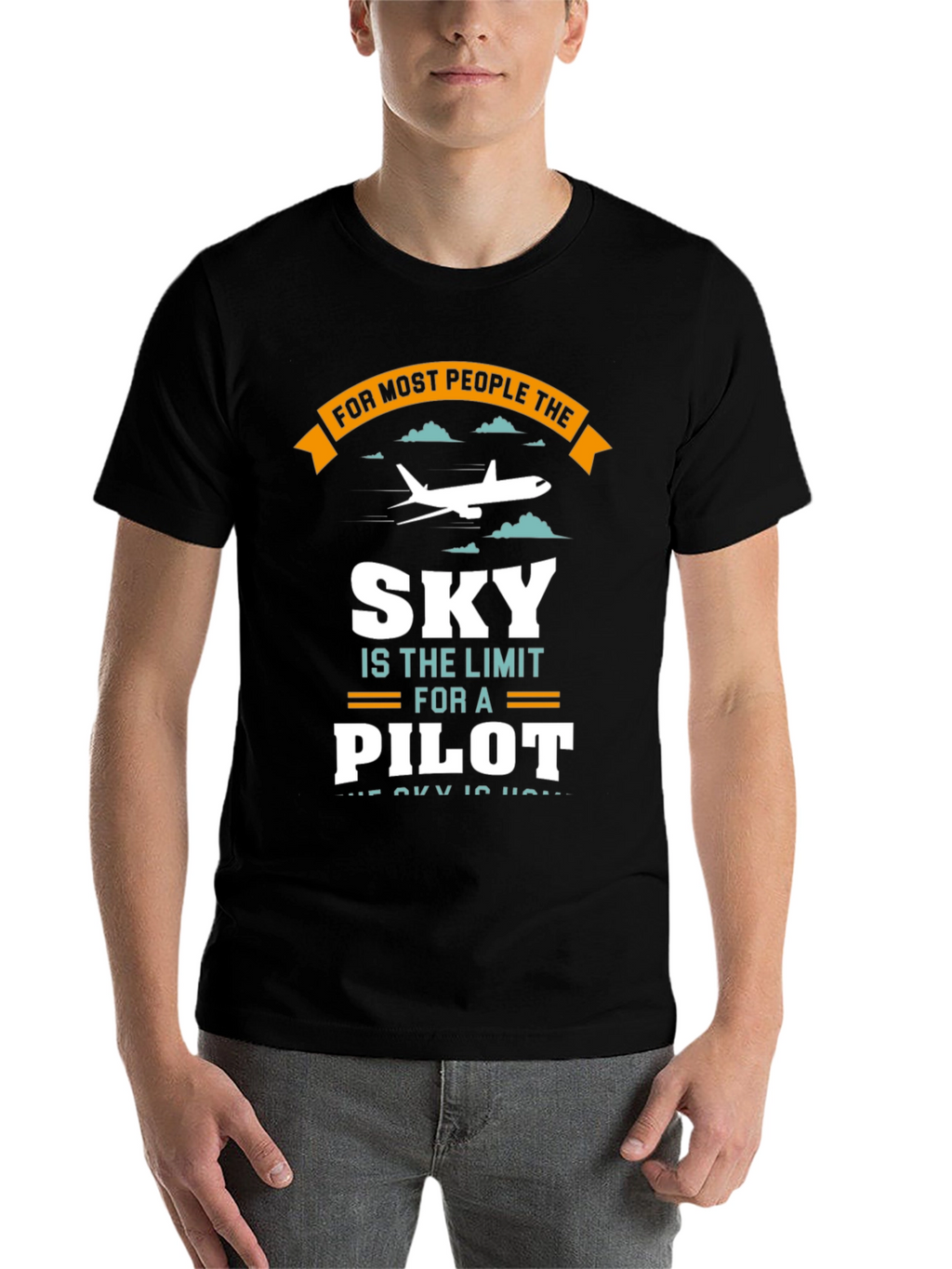 Pilot Sky Limit T-Shirt - Aviation Gift Tee