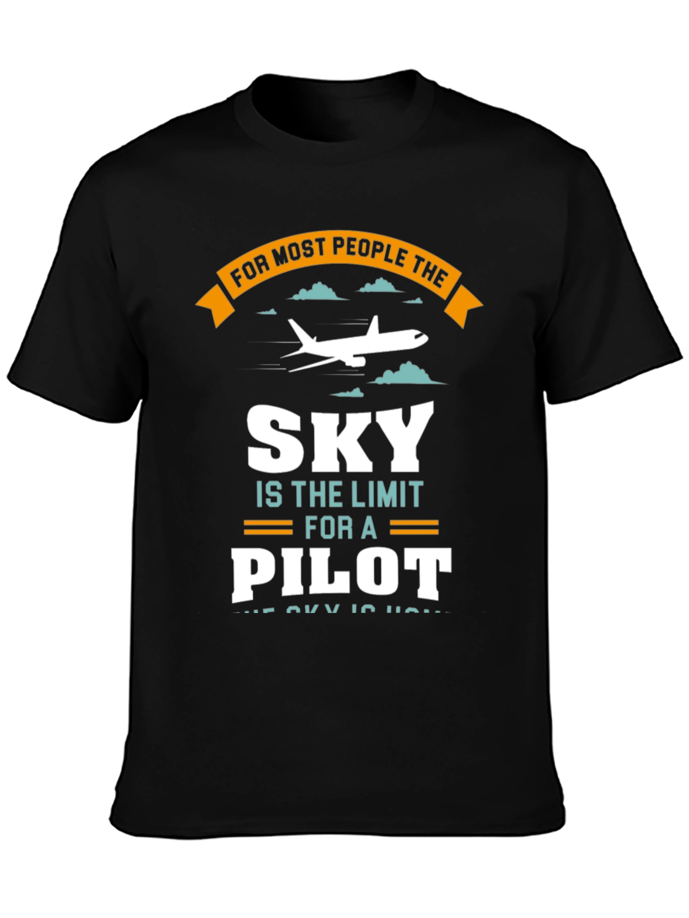 Pilot Sky Limit T-Shirt - Aviation Gift Tee