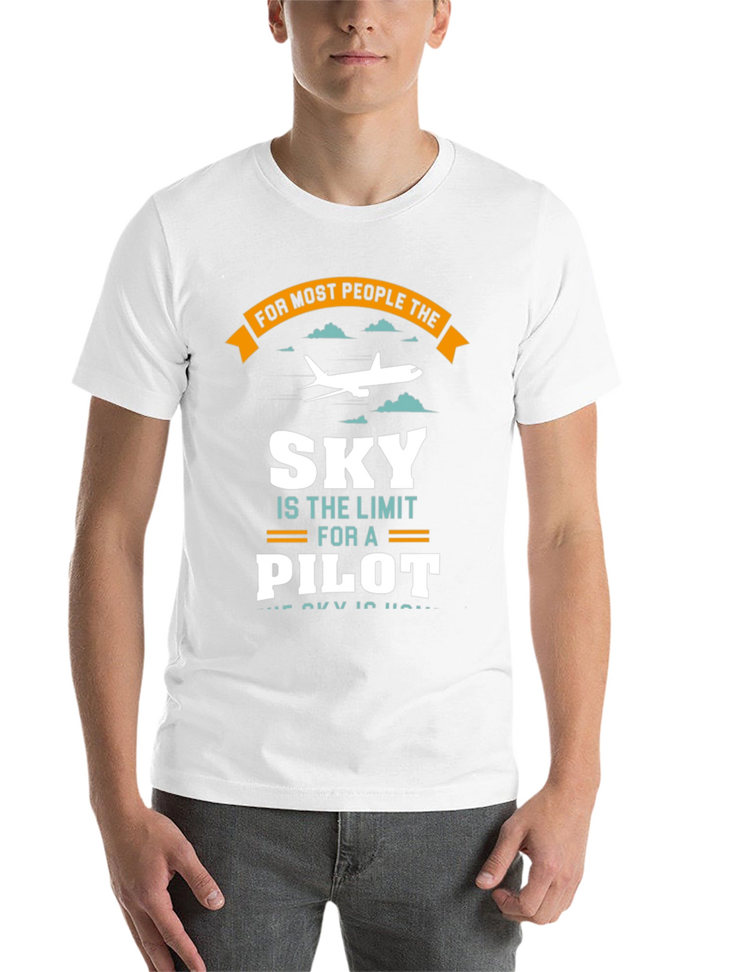 Pilot Sky Limit T-Shirt - Aviation Gift Tee