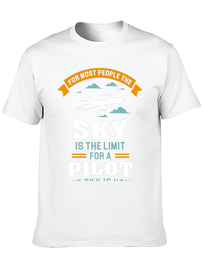 Pilot Sky Limit T-Shirt - Aviation Gift Tee