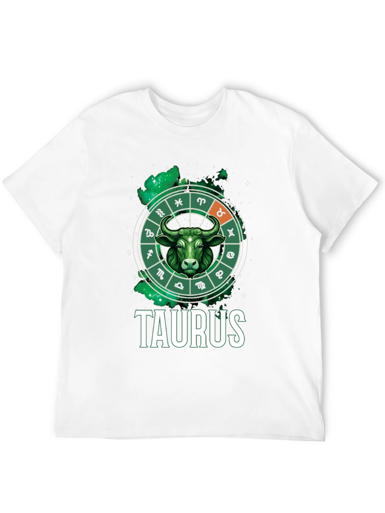 Taurus Zodiac Graphic Tee - Bull Sign T-Shirt