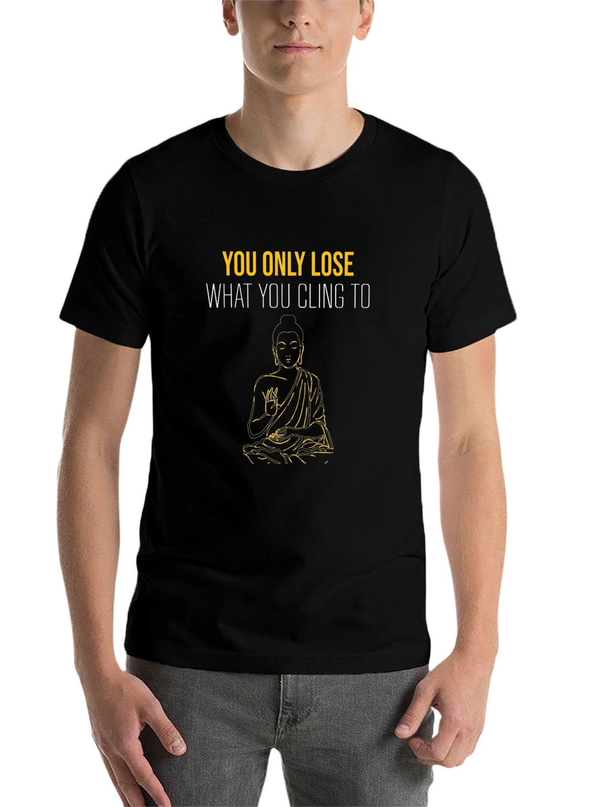 Buddha Quote Black T-Shirt