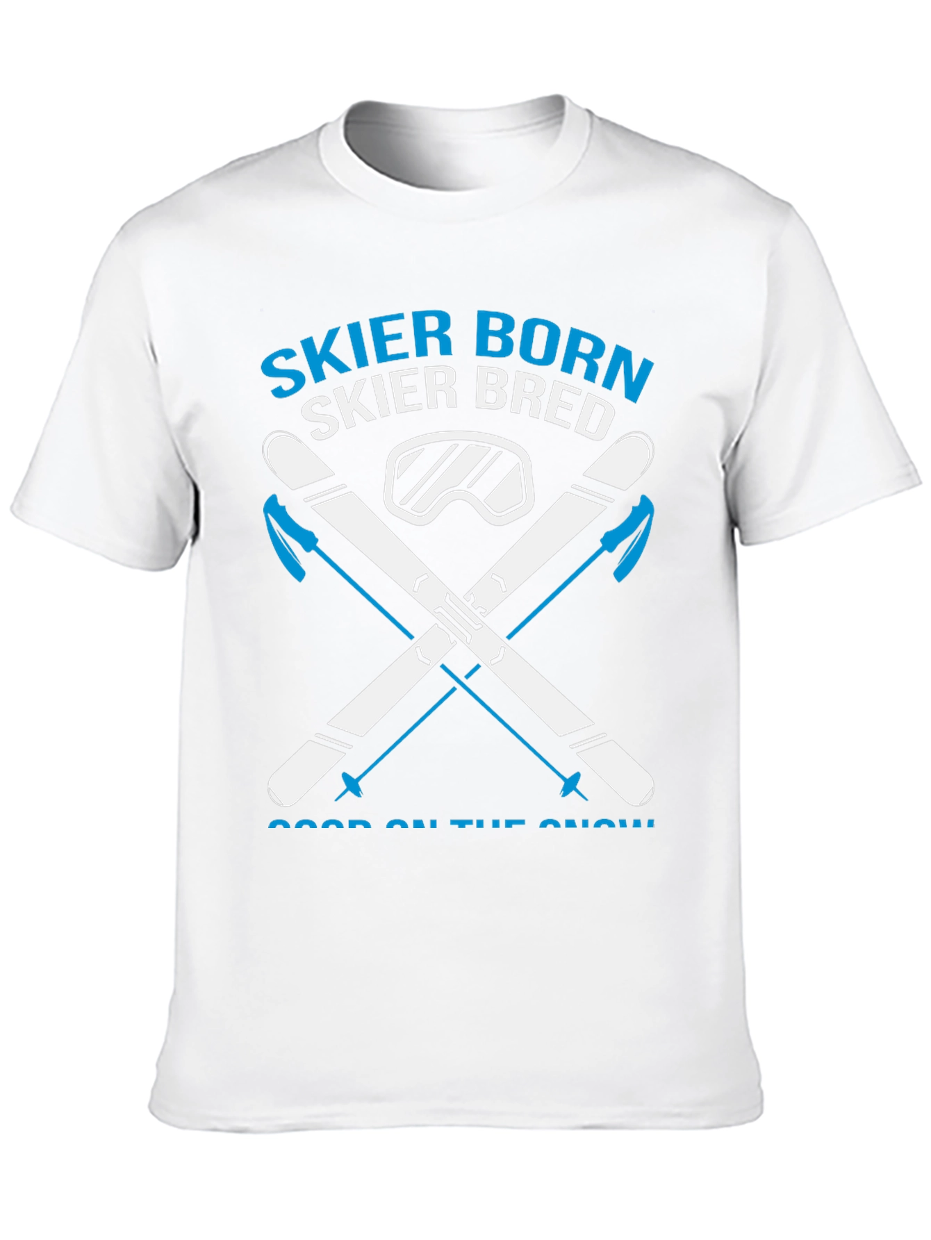 Skier Born Skier Bred Graphic Tee