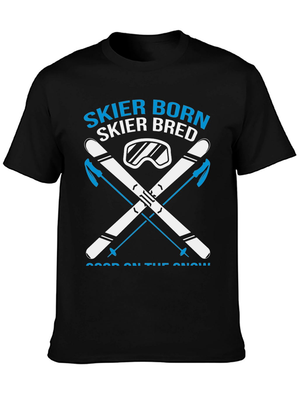 Skier Born Skier Bred Graphic Tee