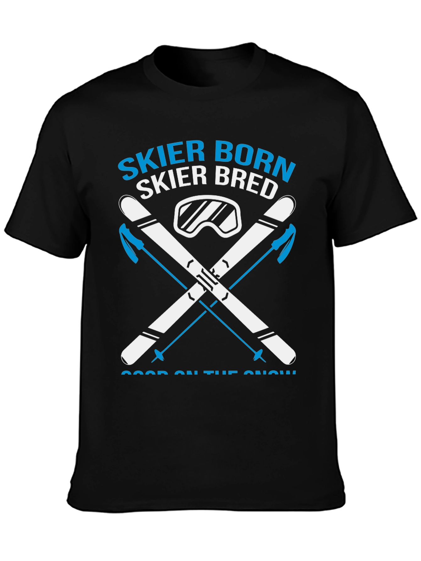 Skier Born Skier Bred Graphic Tee